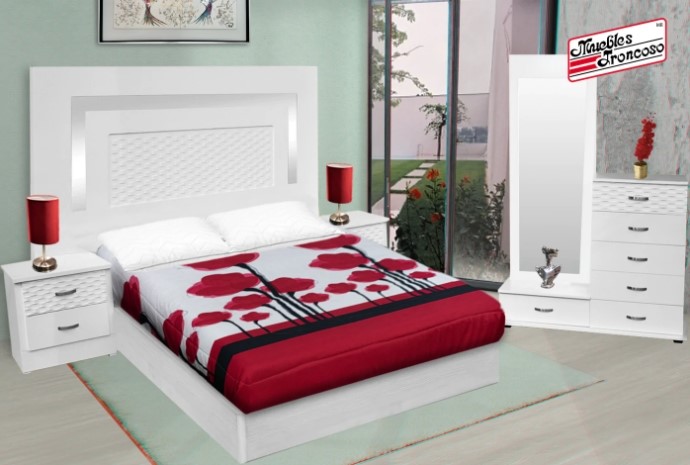 RECAMARA KELY BLANCA 5 PZAS