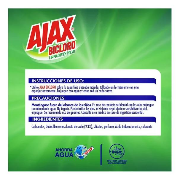 LIMPIADOR AJAX BICLORO 582 G