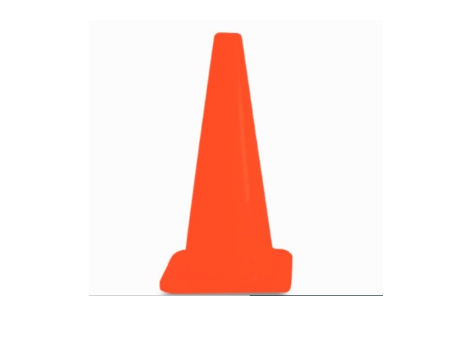 Cono de PVC naranja