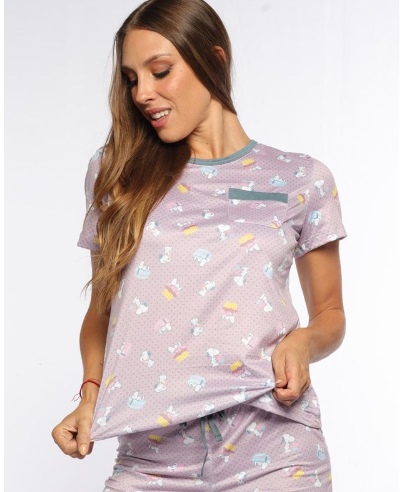 Pijama short con playera