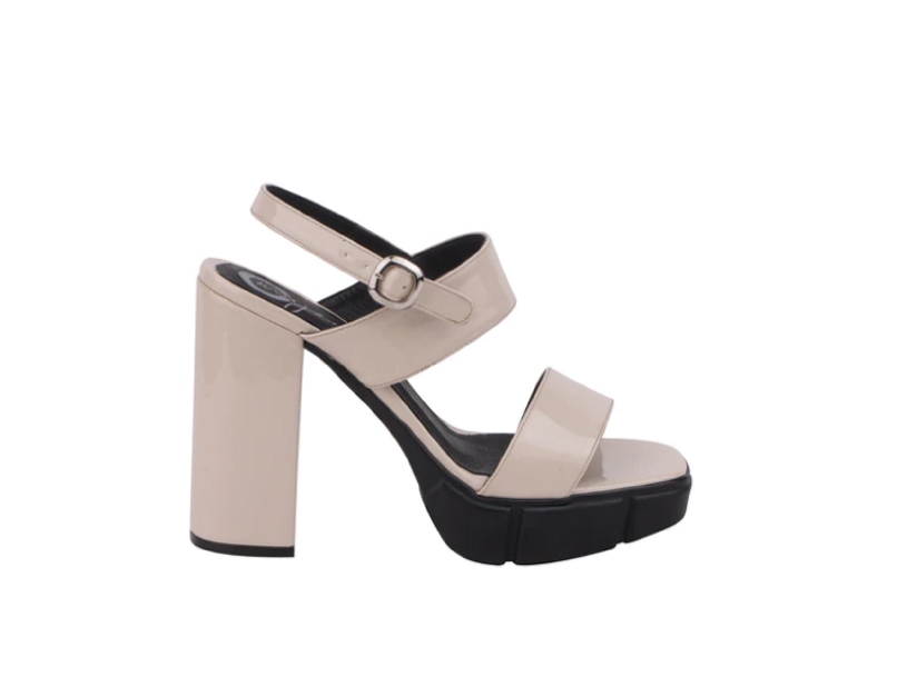 958-51 Sandalia Hueso Tacón